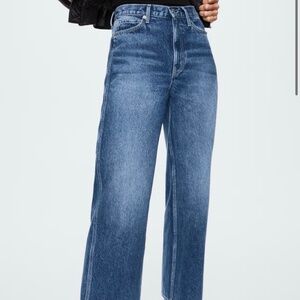 Mango Mid-Rise Straight Jeans - Size 24